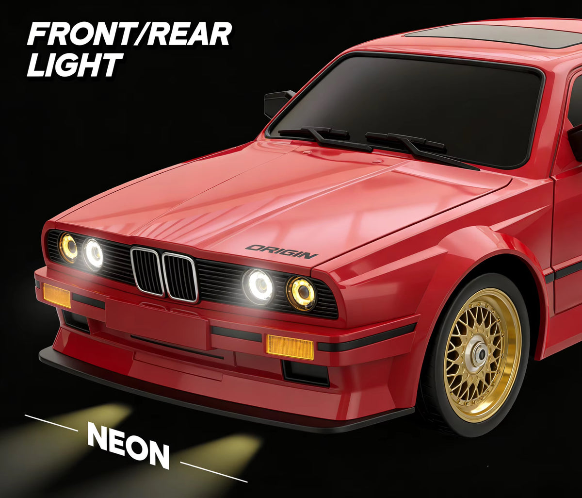 Retro Year Drift RC Car – drift function