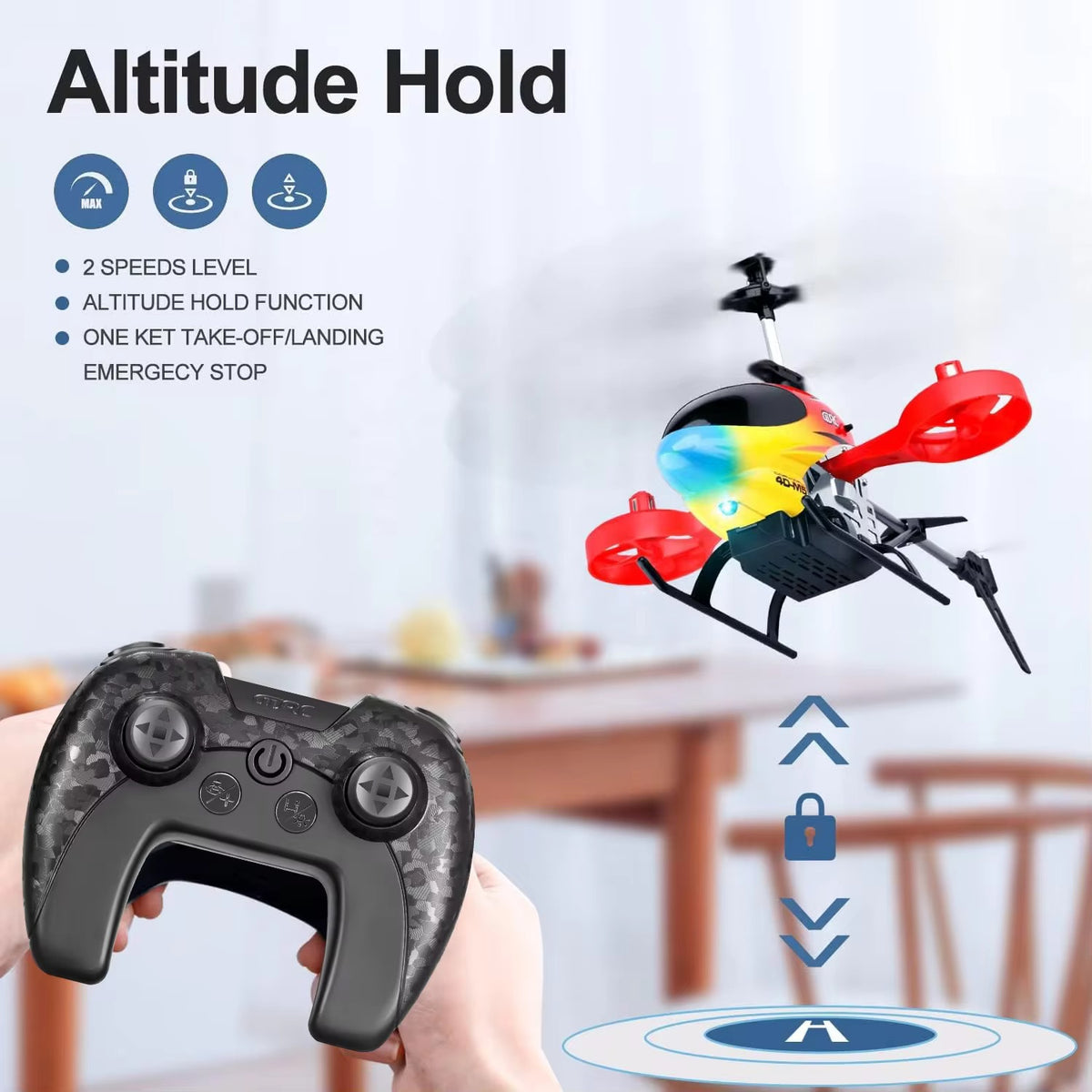 4D-M5 Coaxial RC Helicopter – coaxial rotor design